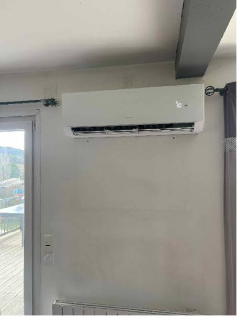 Installation complète d’une climatisation réversible Heiwa à Revest-des-Brousses