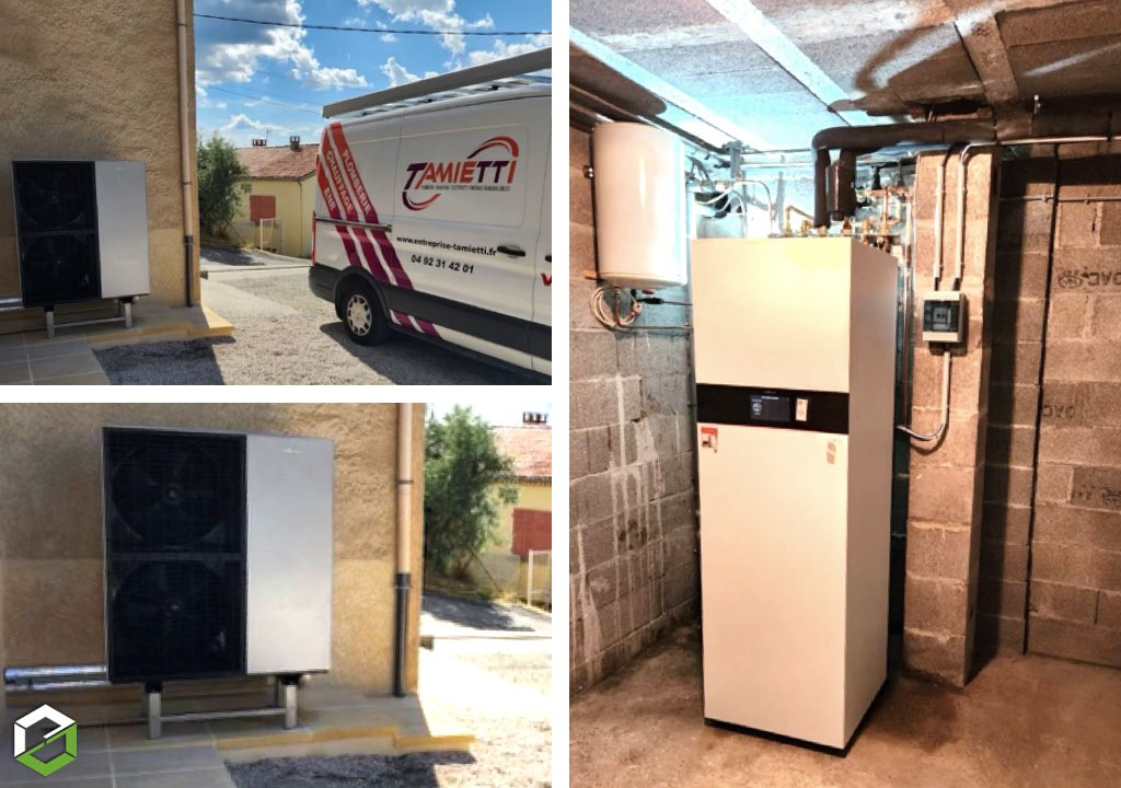 Installation d'une pompe à chaleur (PAC) Viessmann - Entreprise RGE QualiPAC à L'Escale