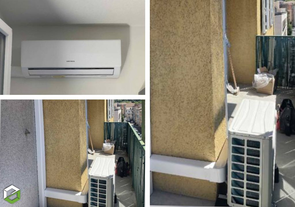 Installation d'une pompe à chaleur air/air bi-split réversible à Digne-les-Bains