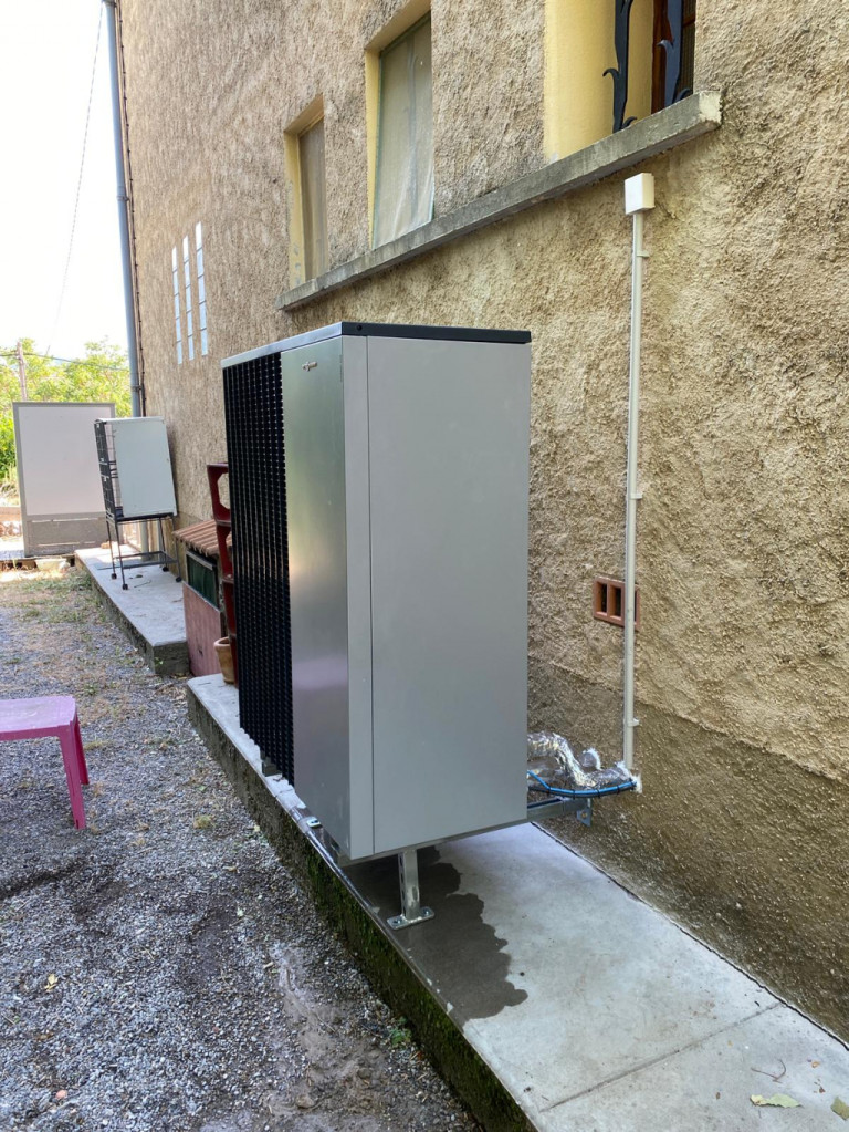 Proactif Viessmann remplacement d’une chaudière fioul par une pompe à chaleur air/eau à Digne-les-Bains
