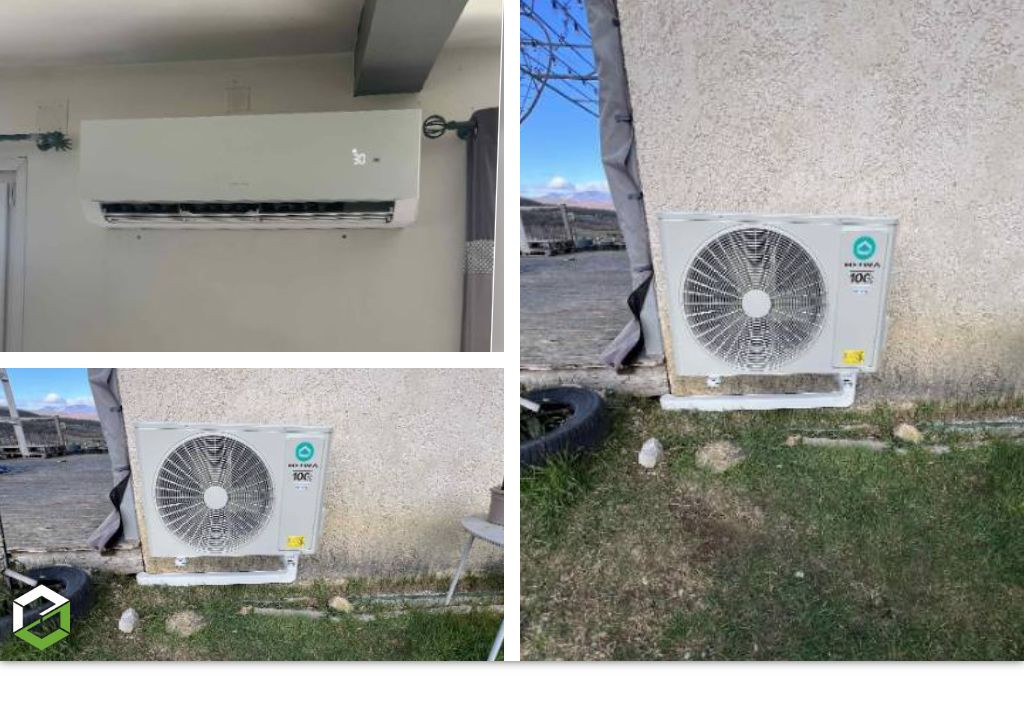 Installation complète d’une climatisation réversible Heiwa à Revest-des-Brousses