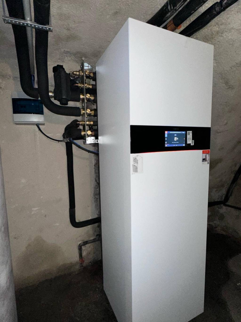 Installation d'une pompe à chaleur VIESSMANN à Digne-les-Bains