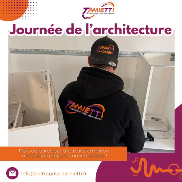 Aujourd'hui, nous célébrons l'architecture, un pilier essentiel dans la création de nos espaces de vie.L’architecture influence directement nos installations de plomberie et de chauffage, en garantissant à la fois efficacité et esthétisme. Elle nous pousse à innover, en proposant des solutions sur mesure pour chaque espace, contribuant à créer des environnements fonctionnels, chaleureux et respectueux de l’environnement 🌱Nous sommes fiers de participer à la transformation de chaque projet en un lieu unique, où confort et durabilité sont au cœur des préoccupations.🔸www.entreprise-tamietti.fr🔸0492314201#plomberie #chauffage #ventilation #sanitaires #entreprisetamietti #architecture