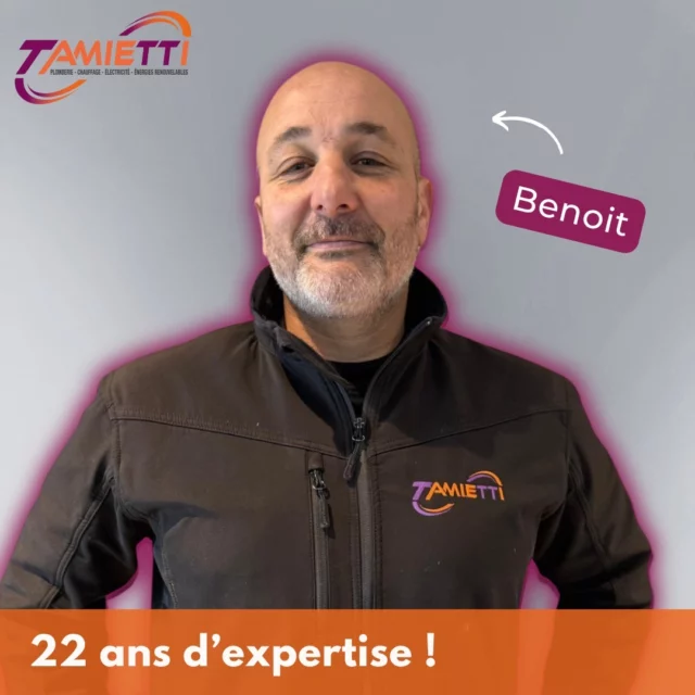 Aujourd'hui, nous mettons à l'honneur Benoit, notre collaborateur le plus ancien chez TAMIETTI ! Depuis 22 ans, il est notamment le spécialiste de nos salles de bain clé en main 🛁 Apprécié pour son écoute et son sens du service, Benoit propose des solutions sur mesure, parfaitement adaptées aux attentes de chaque client 🎯Son engagement et sa rigueur font de lui un pilier de notre équipe, et nous sommes fiers de le compter parmi nous. Un immense merci à Benoit pour sa fidélité et son implication au quotidien !🔸www.entreprise-tamietti.fr🔸0492314201#plomberie #chauffage #ventilation #sanitaires #entreprisetamietti #portrait